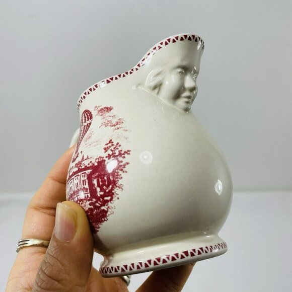 Home Scents Creamer American Beauty 3D Face Man Shaped Sprout Hot Balloon Japan - Picture 1 of 12